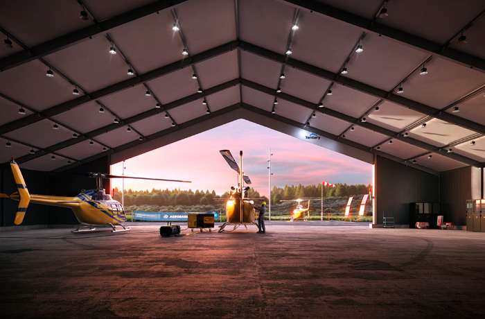 Быстровозводимые ангары для техники