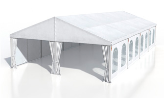 Двускатный шатер 10 метров