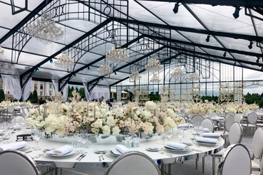 Tent for the «Villa Michetti Club»